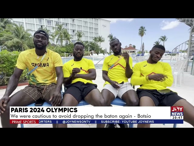 ⁣Paris 2024 Olympics: Joysports exclusive interview with Ghana's 4x100m men's relay team|Pr