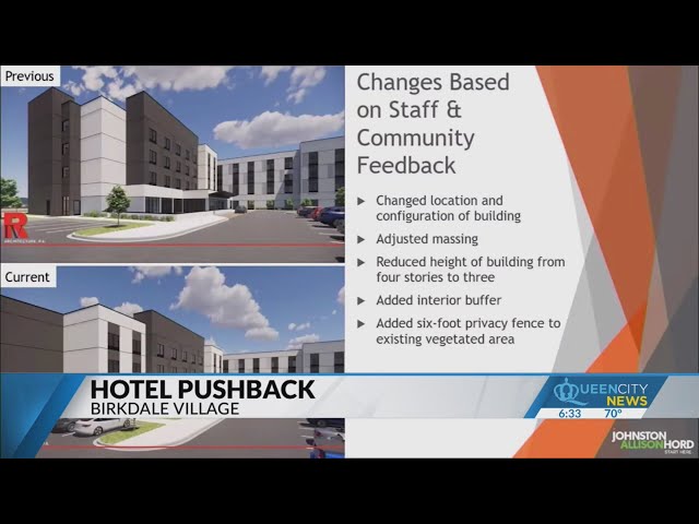 ⁣Huntersville neighbors concerned about hotel plans