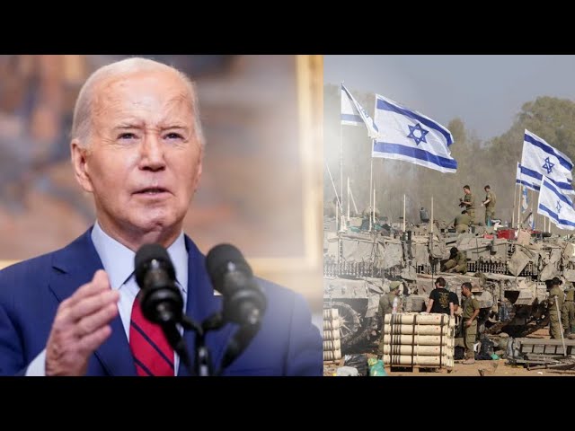 ⁣Biden dijo que suspenderá suministros de armas si Israel ataca Rafah