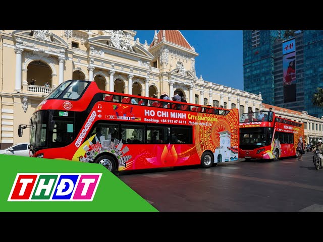 ⁣TP.HCM dự kiến mở thêm 2 tuyến xe buýt hai tầng mui trần | THDT
