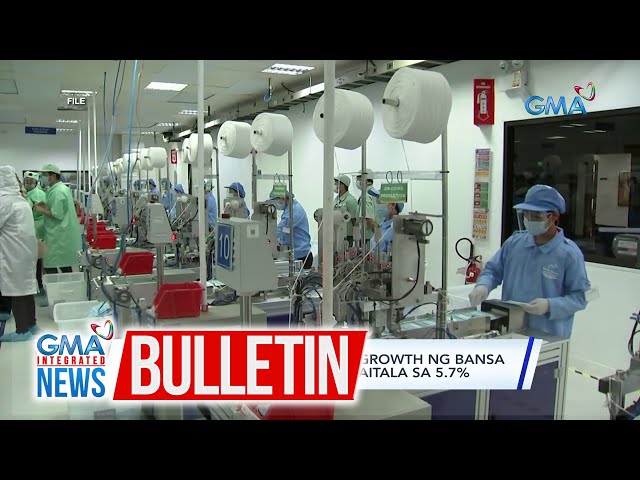 ⁣PHL Statistics Authority: GDP growth ng bansa sa unang quarter ng... | GMA Integrated News Bulletin