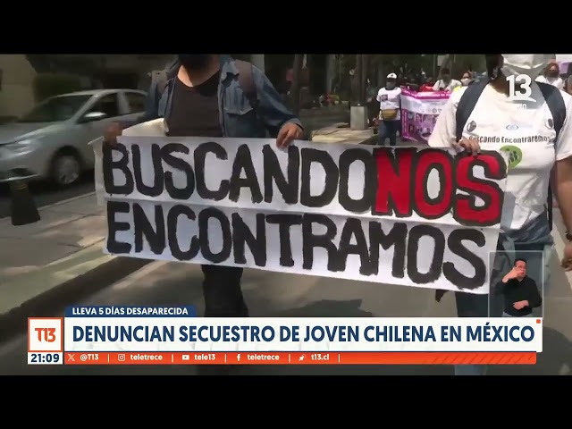 ⁣Denuncia secuestro de joven chilena en Jalisco, México