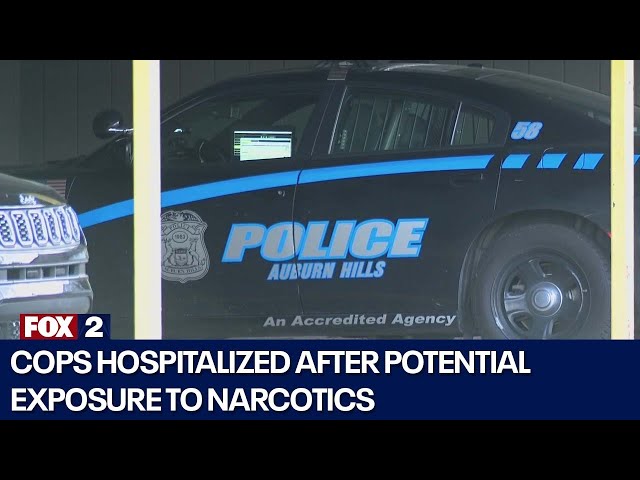 ⁣Auburn Hills officers exposed to potential narcotic