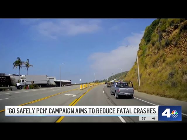 ⁣'Go Safely PCH' campaign aims to reduce fatal crashes