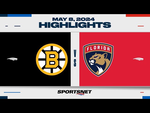 ⁣NHL Game 2 Highlights | Bruins vs. Panthers - May 8, 2024