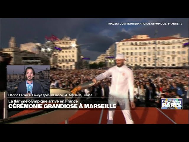 ⁣JO : la flamme olympique a embrasé Marseille • FRANCE 24