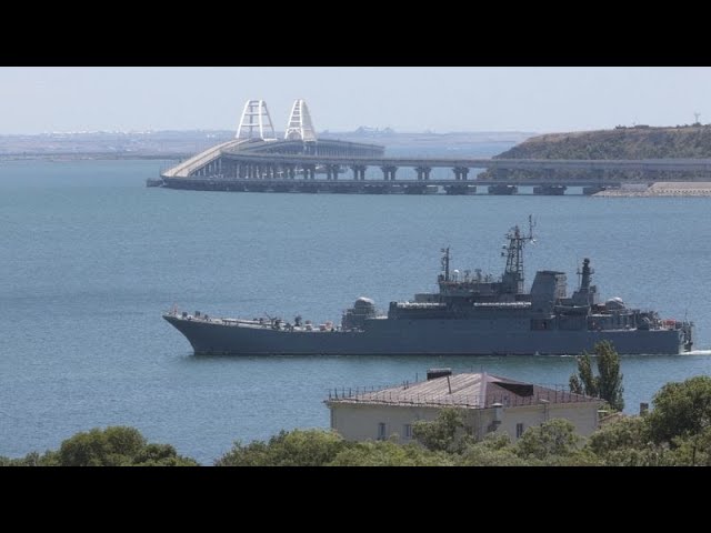 Satellitenbilder beweisen: Russland nutzt nicht mehr die Krim-Brücke, sondern diese Routen