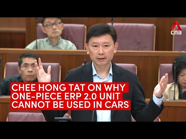 ⁣One-piece OBU for ERP 2.0 cannot be used in cars due to "greenhouse effect": Chee Hong Tat