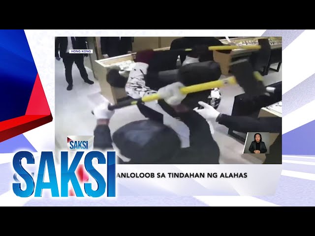 ⁣SAKSI Recap: Panloloob sa tindahan ng alahas Originally aired (MAY 8, 2024)