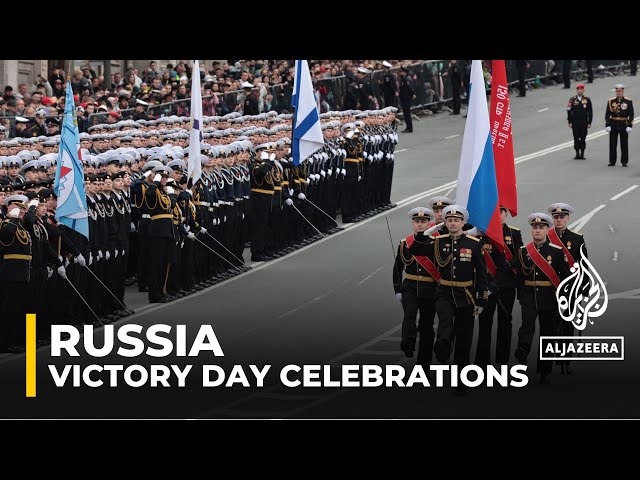 ⁣Russia marks Victory Day in Red Square, while Ukrainian missiles hit Belgorod