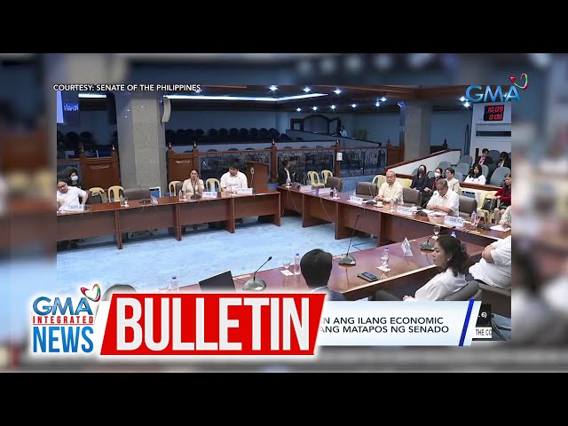⁣Pagdinig sa RBH6 na layong amyendahan ang ilang Economic... | GMA Integrated News Bulletin