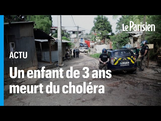 ⁣Choléra à Mayotte : un enfant de trois ans est mort