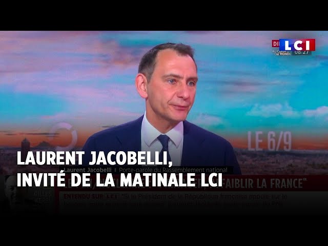⁣"Emmanuel Macron a des propos qui sont dangereux" : Laurent Jacobelli