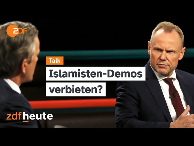 ⁣Neue Islamisten-Demo in Hamburg: Warum sie nicht verboten wird | Markus Lanz vom 08. Mai 2024