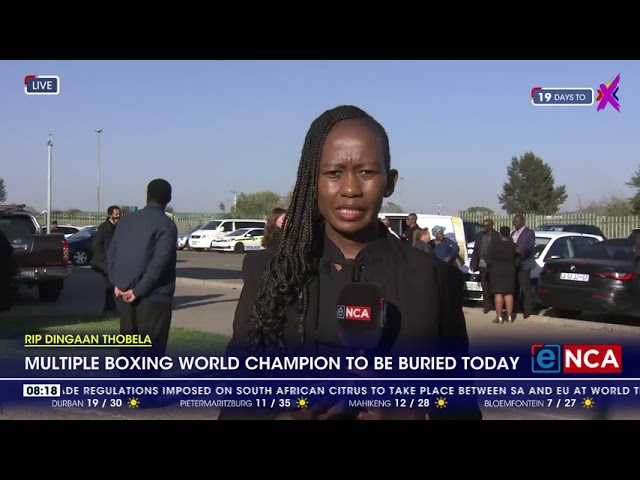 RIP Dingaan Thobela | Multiple boxing world champion to be buried
