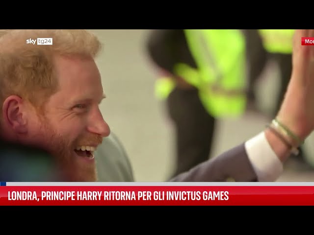 Londra, principe Harry ritorna per gli Invictus Games