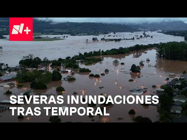 ⁣Lluvias e inundaciones afectan el sur de Brasil - En Punto
