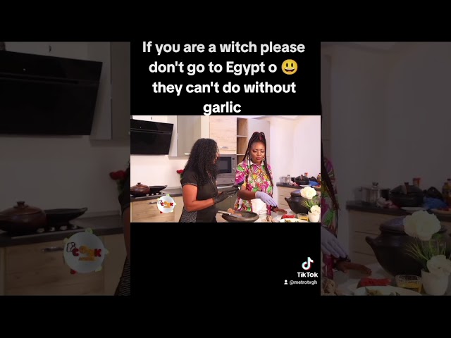 ⁣In Ghana, it's believe that witches detest garlic. please if you are one avoid Egyptians o