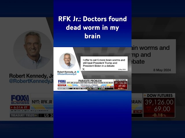 Presidential candidate reveals doctors found dead, parasitic worm in his brain #shorts