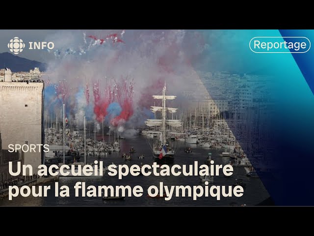 ⁣La flamme olympique arrive en France (en grande pompe)