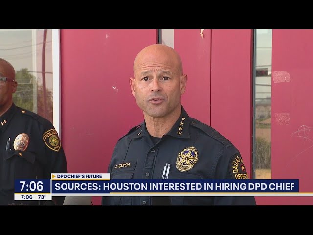 ⁣Houston may be trying to poach Dallas police chief