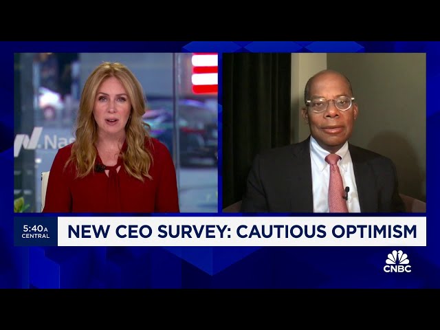 ⁣Roger Ferguson on new CEO survey: Recession concerns have 'faded drastically'