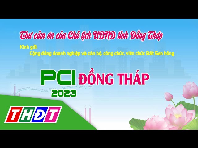 Thư cảm ơn của Chủ tịch UBND tỉnh Đồng Tháp | THDT