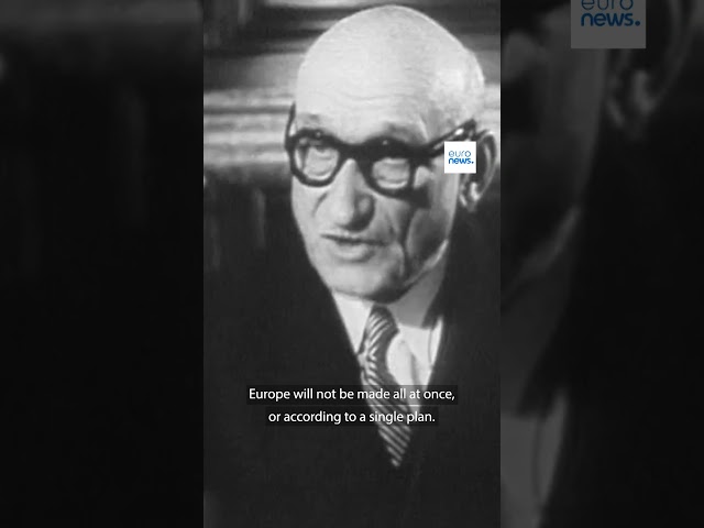 ⁣Robert Schuman's visionary speech that paved the way for a united Europe