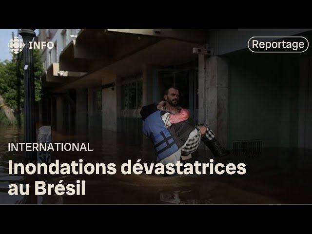 ⁣Inondations au Brésil : le désespoir s’installe