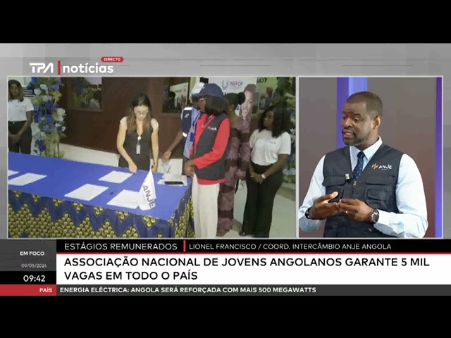Em Foco - Associação nacional de jovens angolanos garante 5 mil vagas em todo o país