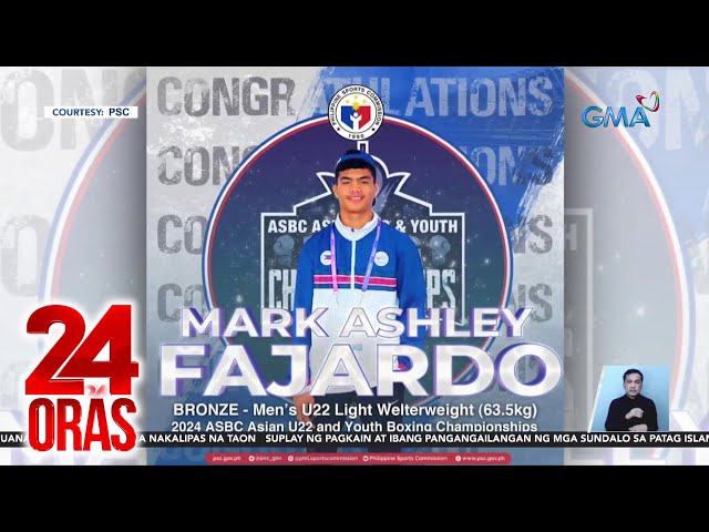 ⁣4 na Filipino boxers, naka-bronze sa ASBC Asian U22 And Youth Boxing | 24 Oras