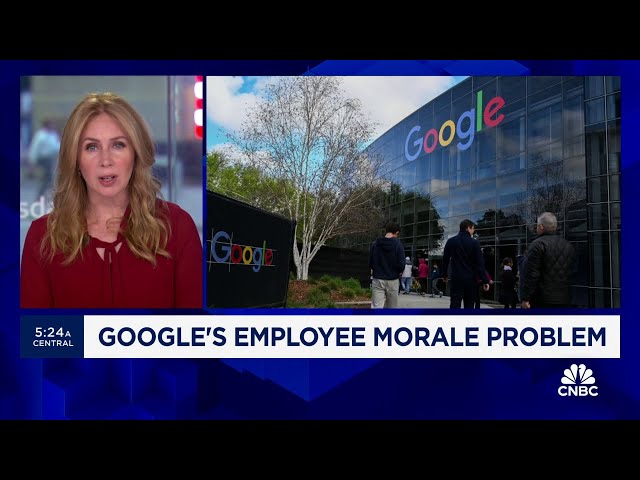 ⁣Google employees question executivess over ‘decline in morale’ after blowout earnings