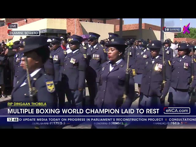 ⁣RIP Dingaan Thobela | Multiple boxing world champion laid to rest
