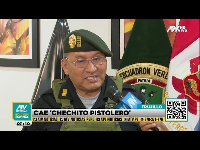 Trujillo: Policía captura al temido extorsionador 'Chechito el pistolero'