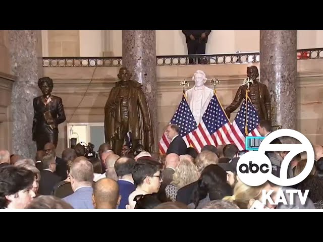 ⁣Civil Rights Activist Daisy Bates honored with statue in the Nation's Capitol