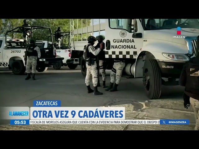 Hallan nueve cadáveres abandonados en Morelos, Zacatecas