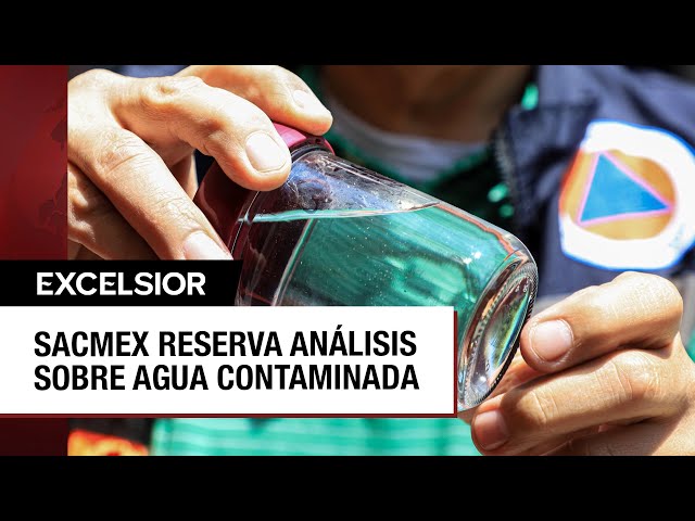⁣Sacmex reserva análisis de agua contaminada en la Benito Juárez