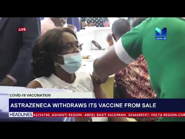 ⁣Astrazeneca withdraws its vaccine from sale