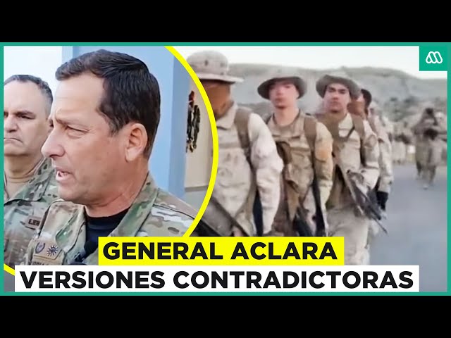 ⁣General aclara polémica por versiones contradictorias entre Ejército y conscriptos