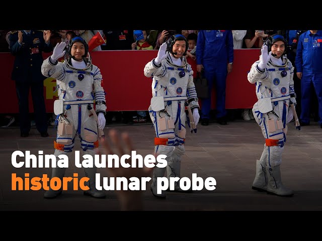 ⁣China launches historic lunar probe