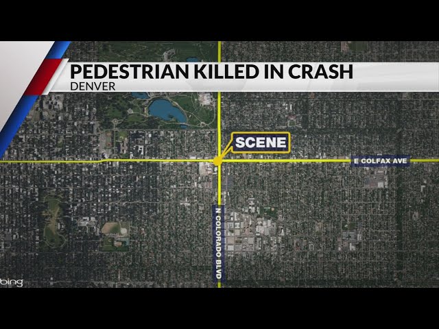 ⁣Pedestrian killed in late-night crash on Colfax and Colorado