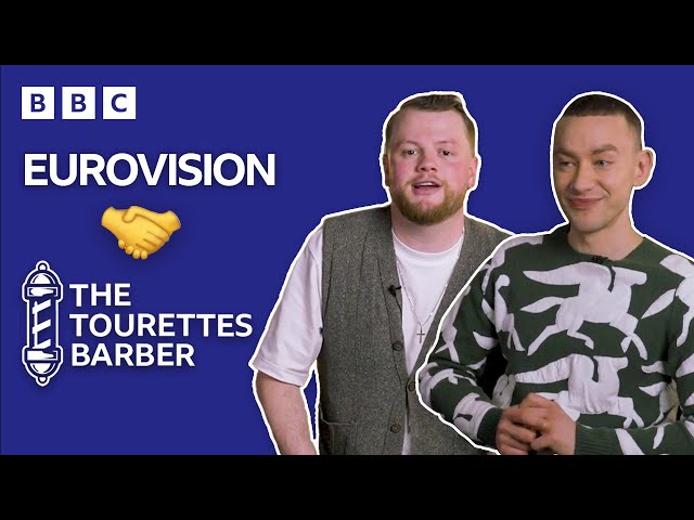 ⁣Josh The Tourettes Barber meets Eurovision acts ✂️ | Eurovision 2024 - BBC