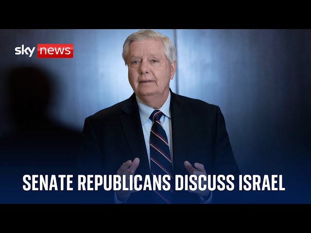 Watch live: Senate Republicans speak about resolution condemning restrictions on weapons for Israel