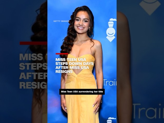 ⁣Miss Teen USA steps down days after Miss USA relinquishes crown
