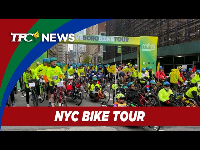 ⁣FilAms advocate for active, healthy lifestyle in joining NYC bike tour | TFC News New York, USA