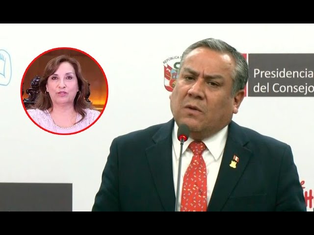 ⁣Premier Adrianzén informa que Dina Boluarte se está recuperando de una "afección pulmonar sever