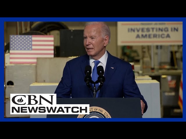 ⁣Biden’s Plan to Withhold Weapons from Israel | CBN NewsWatch - May 9, 2024