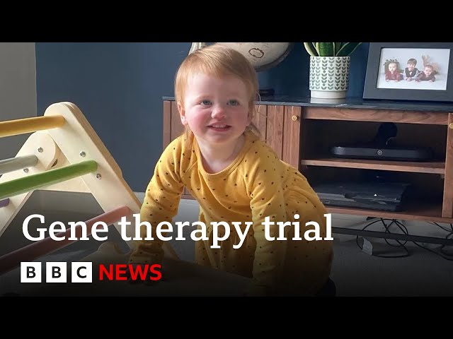 ⁣Pioneering gene therapy restores deaf toddler's hearing | BBC News