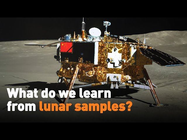 ⁣What do we learn from lunar samples?