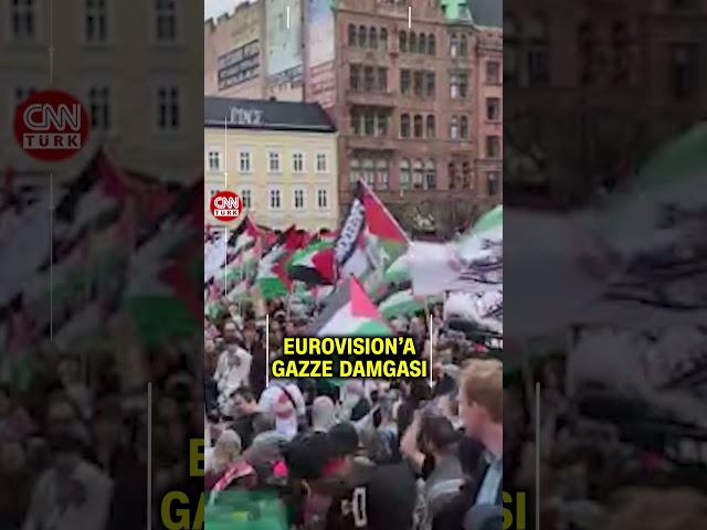 İsveç'te İsrail Protestosu! İsrail'in Eurovision'a Katılması Tepki Çekti...